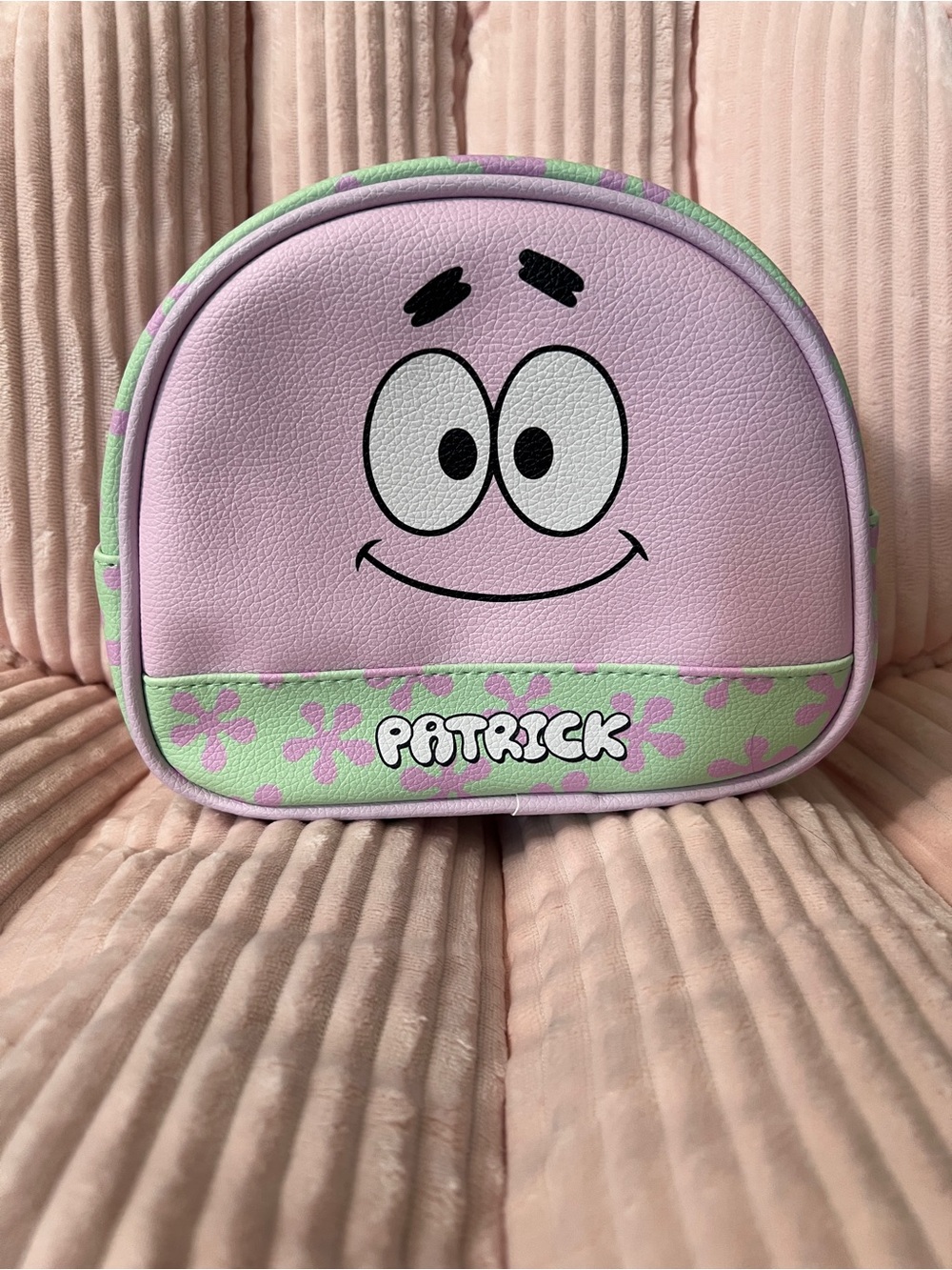 Primark Pink and Mint Patrick Makeup Pouch